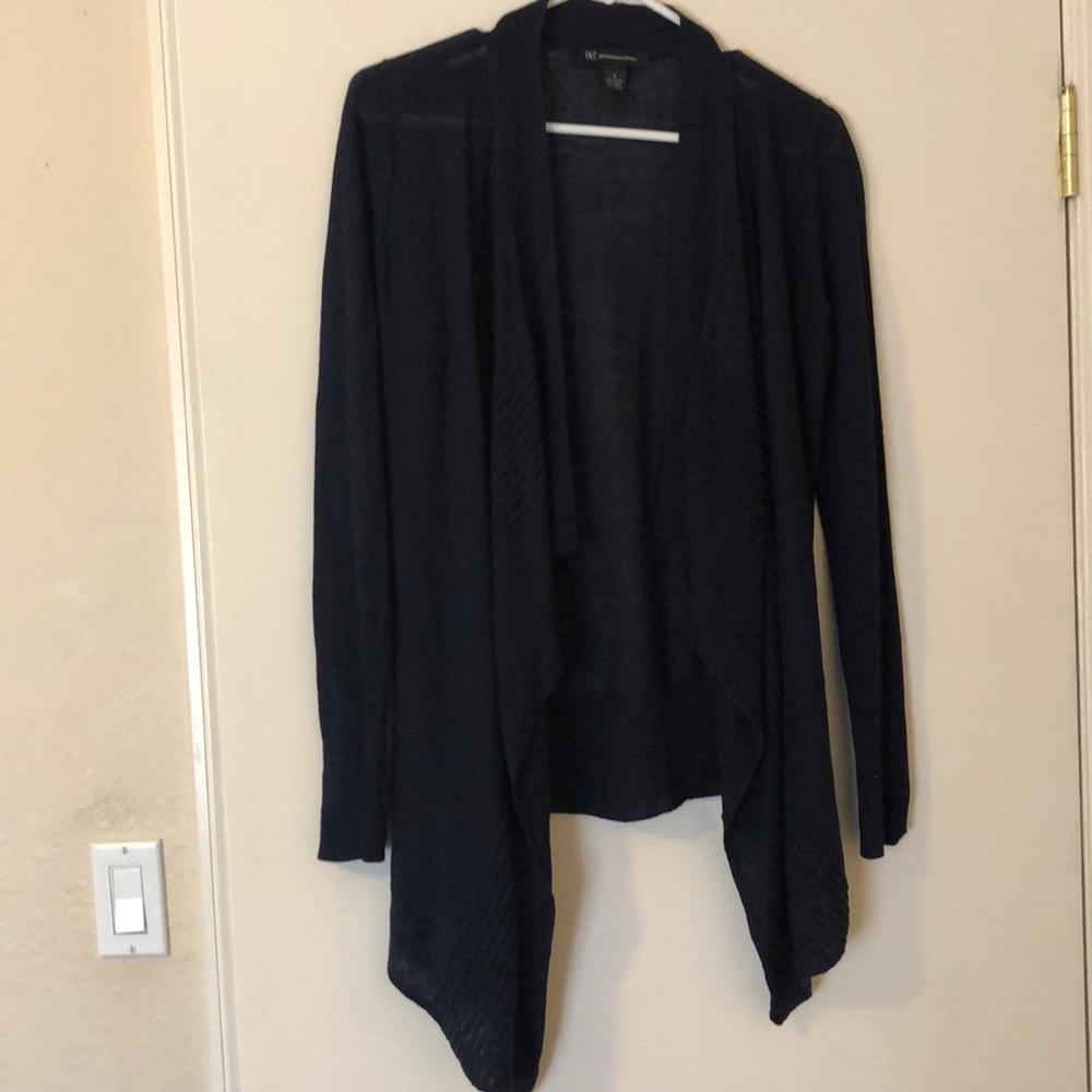 INC Navy Cardigan